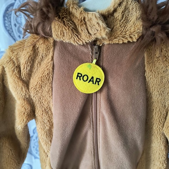 Going Wild Baby Toddler Roar Hooded Plush Brown Lion Costume Size US 18M - Picture 2 of 5